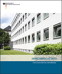 Cover „Jahresbericht 2015“ (verweist auf: Jahresbericht 2015)